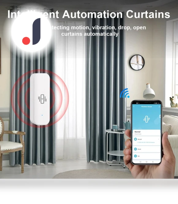 WiFi Vibration Sensor — Smart Home Security, Seahorse Home