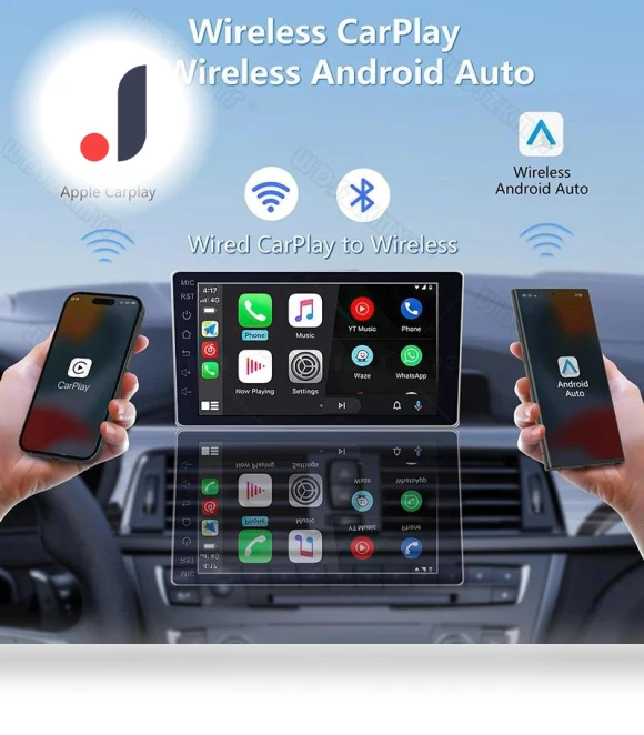 Wireless AI Box 3-in-1 CarPlay Android Auto Adapter — Car Installation Essentials, Home Of Auto Parts
