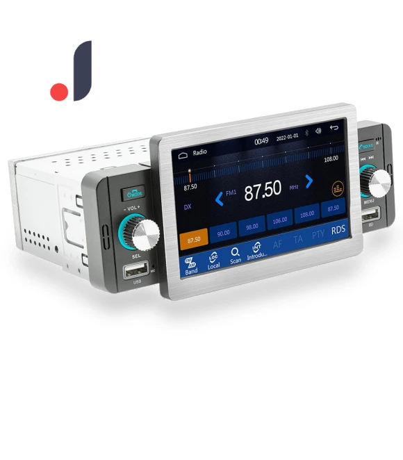 1din 5 HD Touchscreen Car Monitor — Stereo Receivers, Auto Launcher