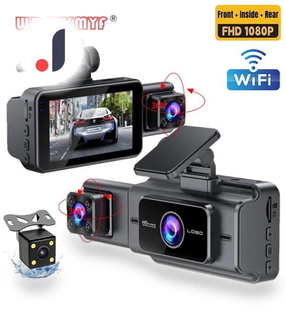 3 Channel Car Dash Cam — Dashboard Cameras, Auto Accessories Home