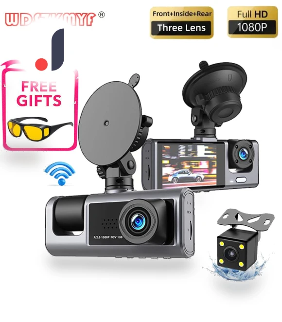3-channel car DVR — Dashboard Cameras, Auto Accessories Home