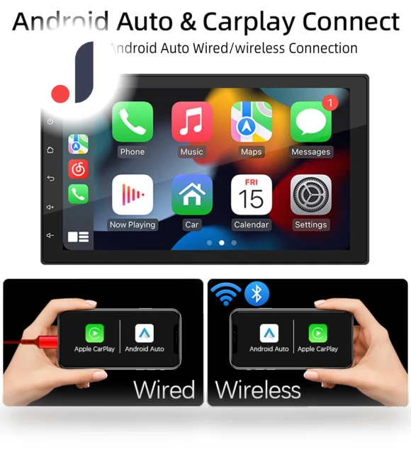 7-Inch Car Multimedia Stereo Player — Stereo Receivers, Auto Launcher