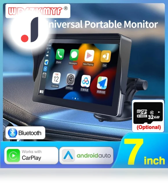 7-inch Portable Car Radio Multimedia Video Player — Stereo Receivers, Auto Accessories Home