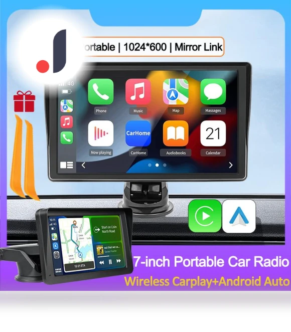 7-inch Portable Touchscreen Multimedia Video Player — Stereo Receivers, Auto Accessories Home