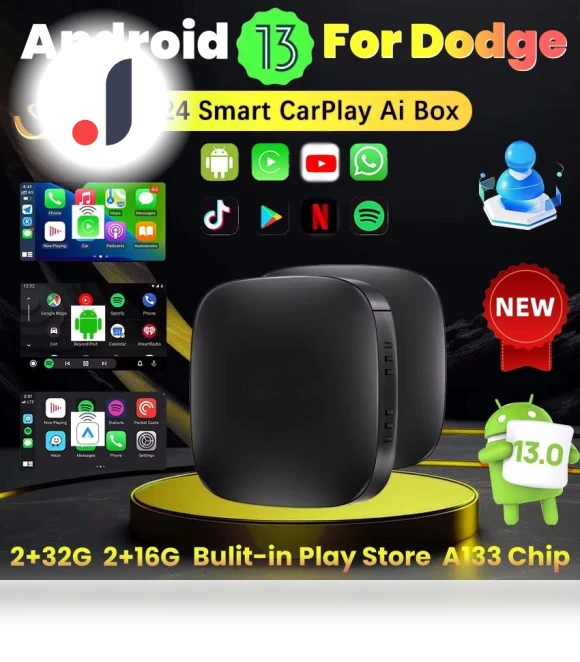 Car AI Box Wireless Adapter for Carplay Android Auto — Stereo Receivers, Auto Accessories Home