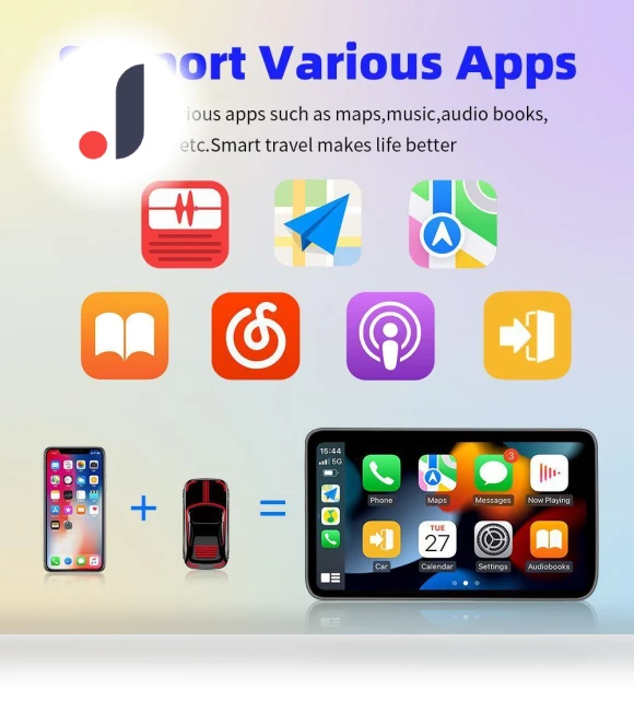 Mini Wireless Carplay AI Box — Phone Accessories, Auto Launcher