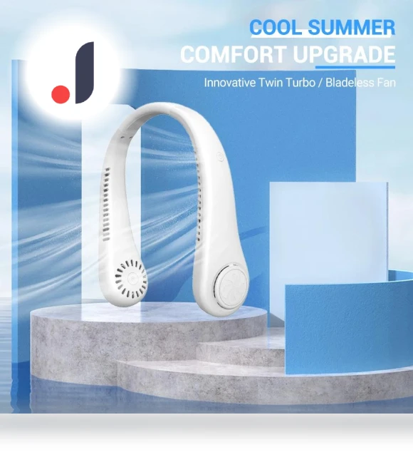 Portable Neck Hanging Fan with USB Charging — Portable Cooling Solutions, Auto Launcher