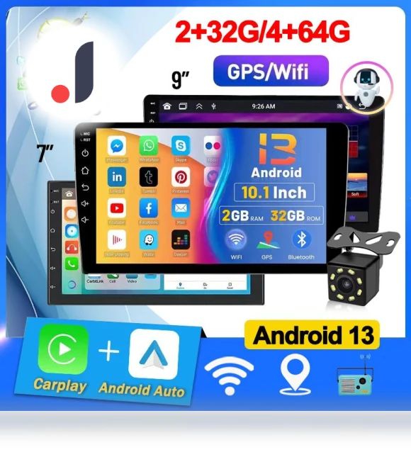 Smart Car Android 13 Car Radio — Stereo Receivers, Auto Accessories Home