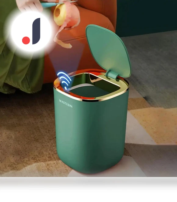 Smart Sensor Trash Can — Kitchen Cans, World Auto Parts