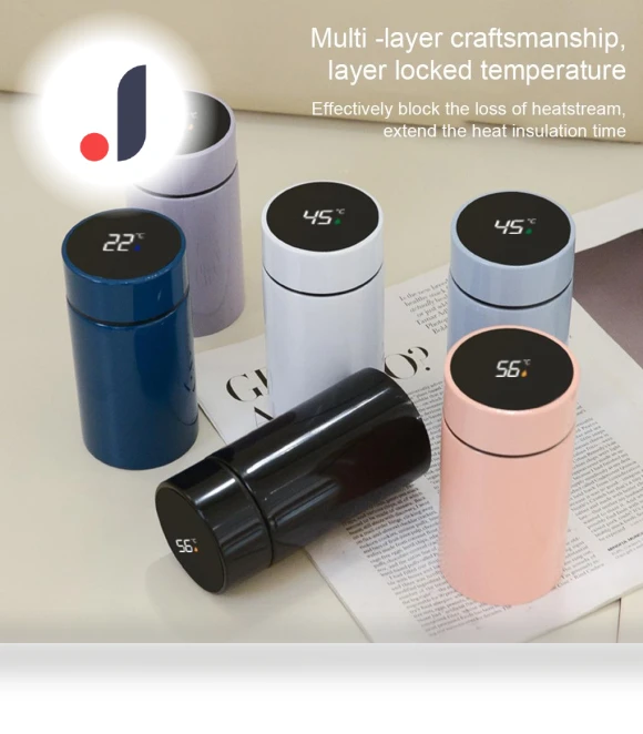 Smart Water Bottle with Temperature Display — Hydration Essentials, Homeware Essentials