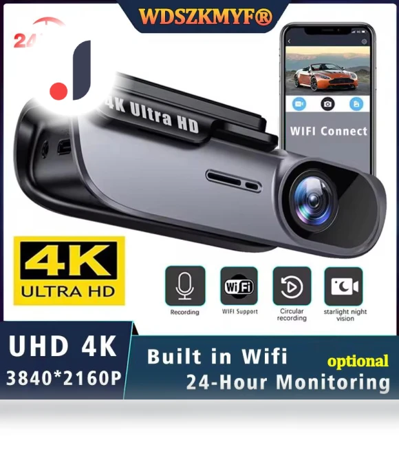 UHD 4K WIFI DashCam — Rearview Cameras for Cars, Auto Accessories Home