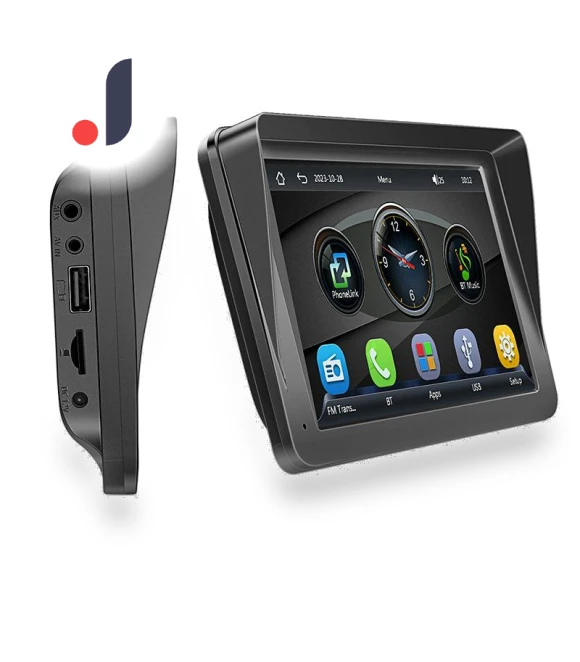 Universal 7-inch Car Radio with Wireless CarPlay and Android Auto — Stereo Receivers, Auto Launcher