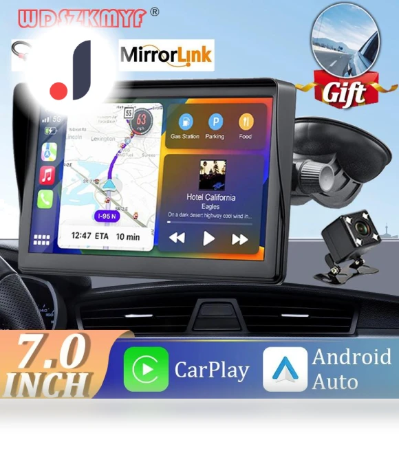 Universal 7-inch Wireless CarPlay Android Auto Car Radio Multimedia Video Player — Stereo Receivers, Auto Accessories Home