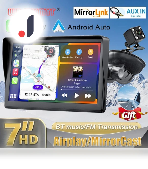 Universal 7Inch Automotive Multimedia Video Player — Stereo Receivers, Auto Accessories Home