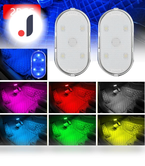 USB Touch Sensor LED Car Interior Light — Light Kit, Auto Accessories Home