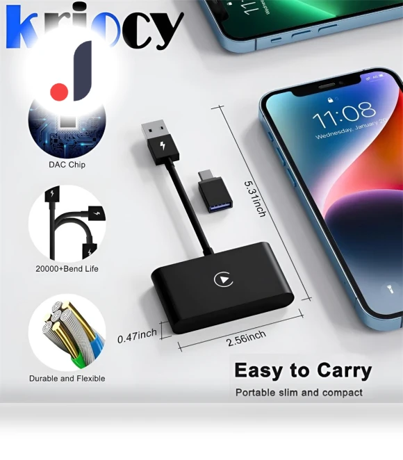 Wireless CarPlay Adapter — Stereo Receivers, World Auto Parts