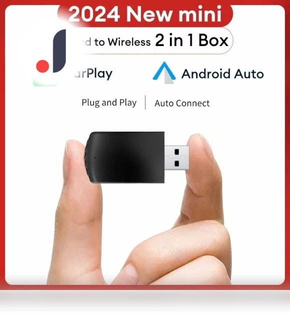 Wireless CarPlay Android Auto Adapter — Phone Accessories, Auto Accessories Home