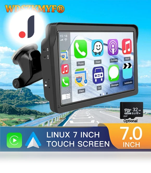 Wireless Carplay Android Auto Bluetooth Car Radio — Stereo Receivers, Auto Accessories Home