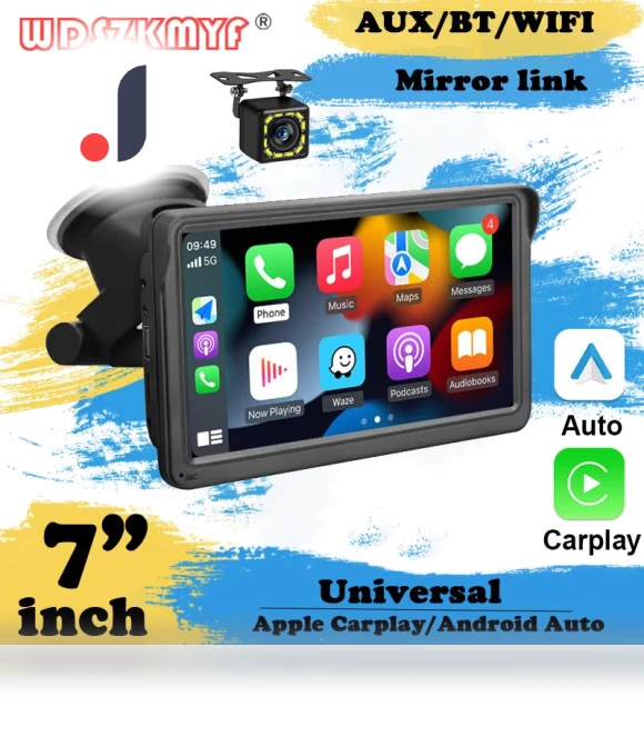 Wireless CarPlay Android Auto Multimedia Video Player — Stereo Receivers, Auto Accessories Home