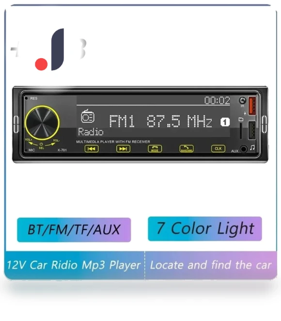 1 Din MP3 Car Player with DAB Digital Radio — Stereo Receivers, Simplistic Living Home