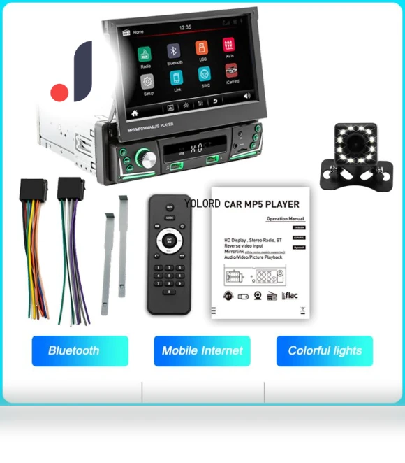 7-inch Car Radio with Touch Screen — Car Installation Essentials, Simplistic Living Home