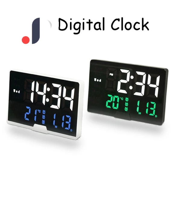 Digital Alarm Clock with LED Display — Alarm, Home Furnishing Department Mall