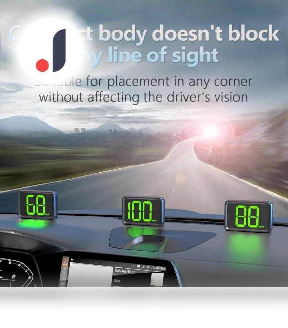 Digital Speedometer HUD — Clock, Dream Garage