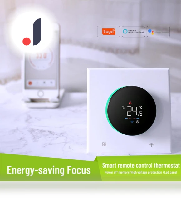 Digital Thermostat with Knob — Home Climate Control, Tuya