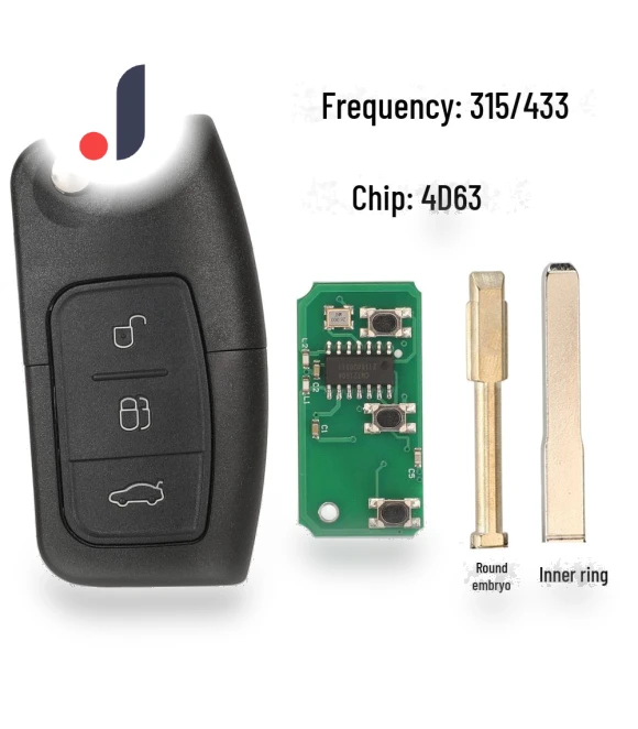 Key Remote with 4D63 Chip — Keyless Entry, AI Supermarket