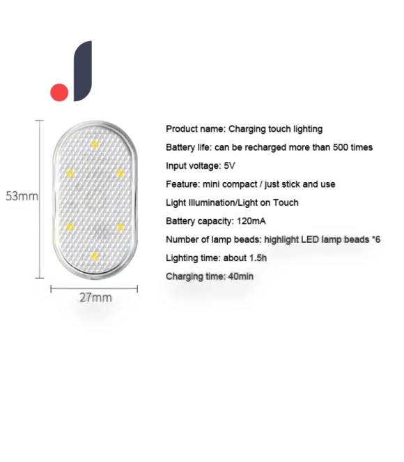Mini Car Touch Light — Courtesy Lamp, Dream Garage