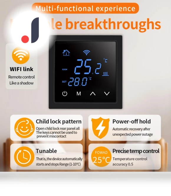 Programmable WiFi Thermostat — Smart Climate Control, Toool-Home