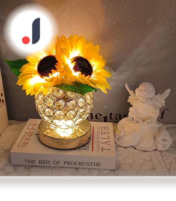 Rechargeable Wireless Sunflower Flower Lamp — Lighting Accessories, Great3C