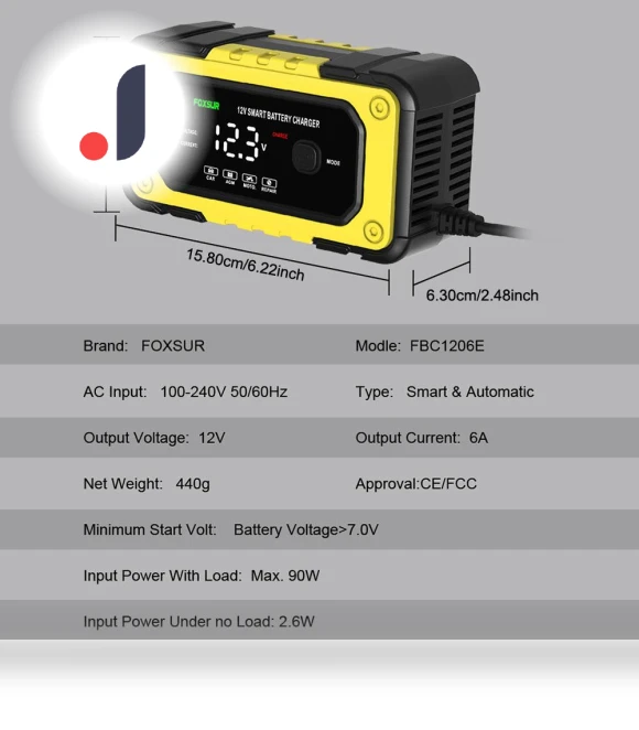 Smart Battery Charger — Chargers, Dream Garage