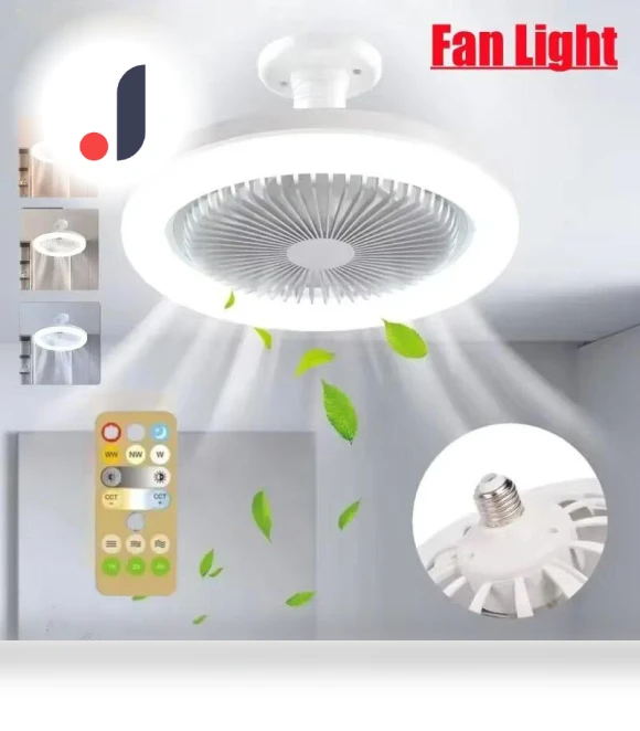 Smart Ceiling Fan 3-in-1 with Remote Control — Ceiling Fan Lighting Solutions, Toool-Home