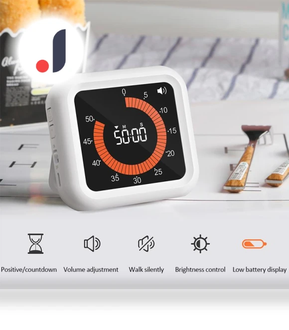 Smart Silent Visual Analog Timer — Timers, Home Furnishing Department Mall