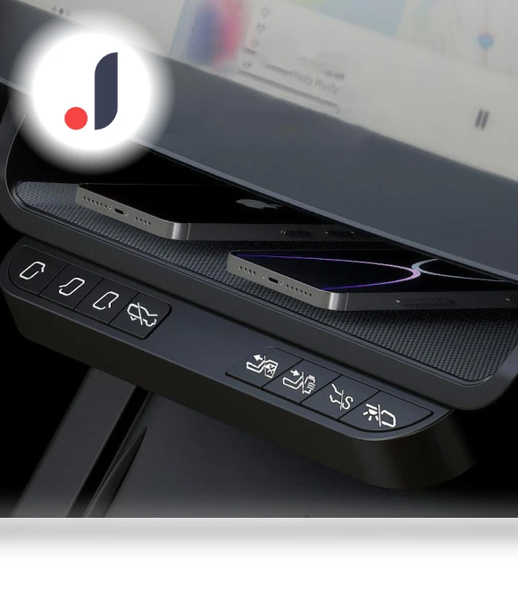 Smart Storage Box for Physical Buttons — Floor Consoles, Dream Garage