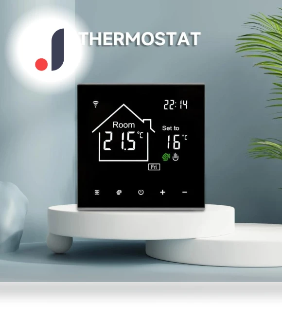Smart Thermostat with LCD Touch Screen — Home Climate Control, Build My Home