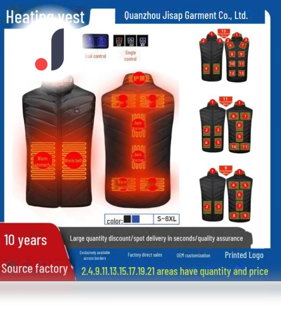 USB Heated Vest for Men — Winter Ear Protectors, Perfect choice for your home