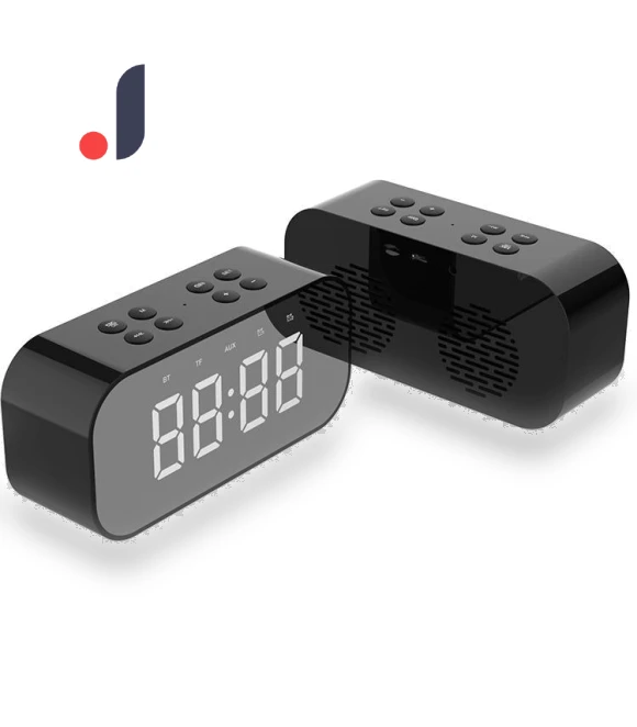 Wireless Bluetooth LED Alarm Clock with Speaker and Mirror — Alarm, Smarter than future