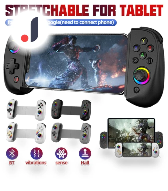 Dual Hall Wireless RGB Gaming Controller — Accessories, VILCORN