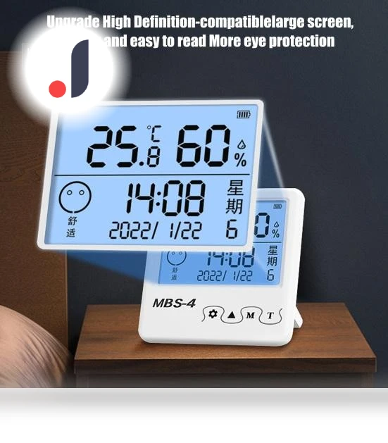 Electronic LCD Thermometer Hygrometer — Home Climate Control, Enjoy Smart Home