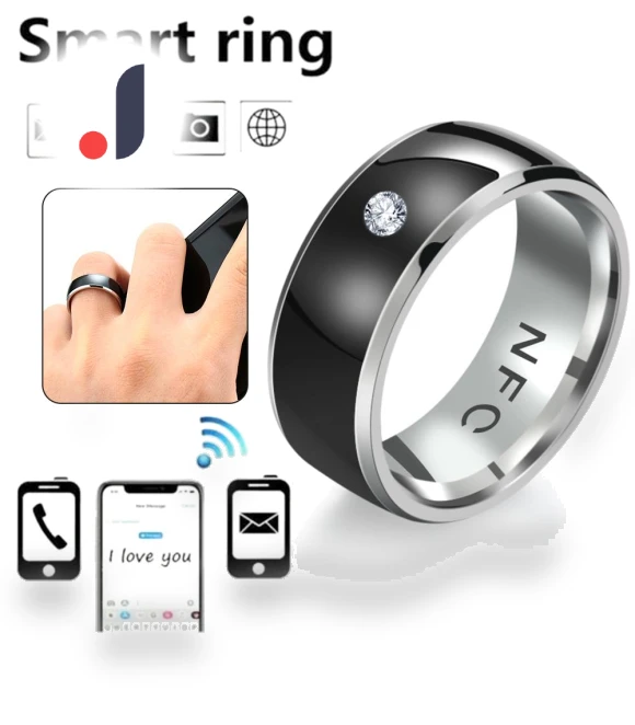 Multifunctional Smart Ring with NFC — Wearable Accessories, Manjie