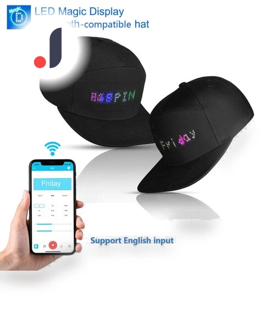 Programmable Message Cap — Wearable Accessories, haoligei