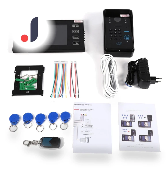Touchscreen LCD RFID Video Doorbell — Smart Home Security, Automobile and motorcycle supplies