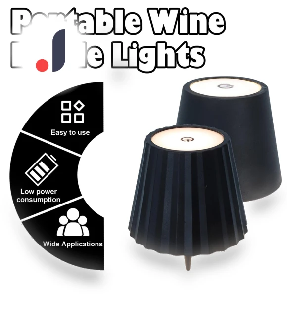 Wireless Touch Control Bottle Table Lamp — Desk & Table Lighting, Elbulbo