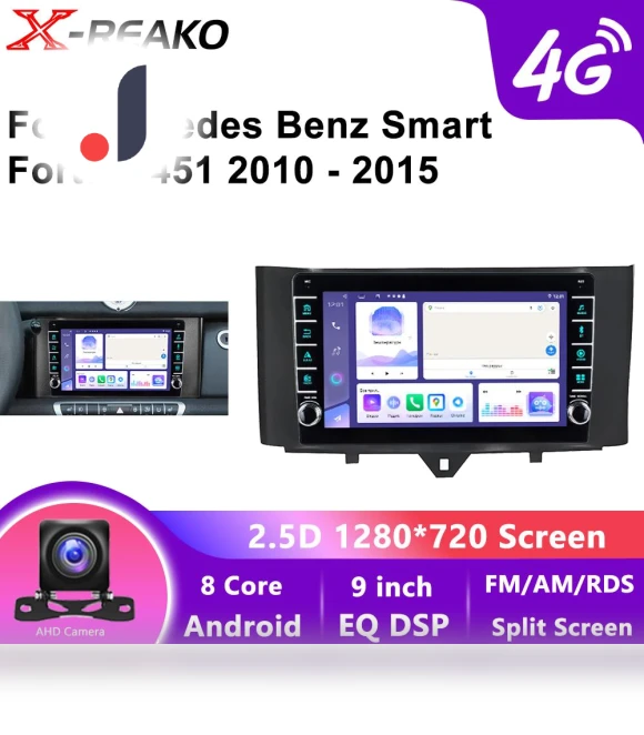 2DIN Car Intelligent System Android Auto Multimedia Player — Stereo Receivers, X-REAKO Global Car Radio