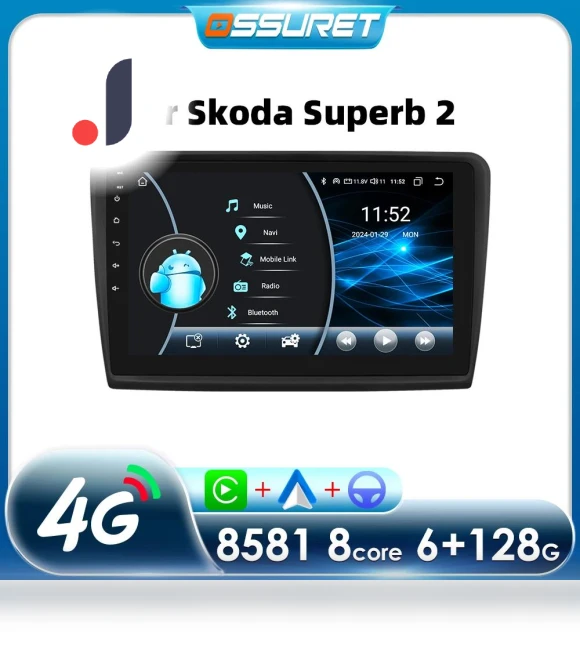 AI Android 13 Car Radio — Stereo Receivers, OSSURET