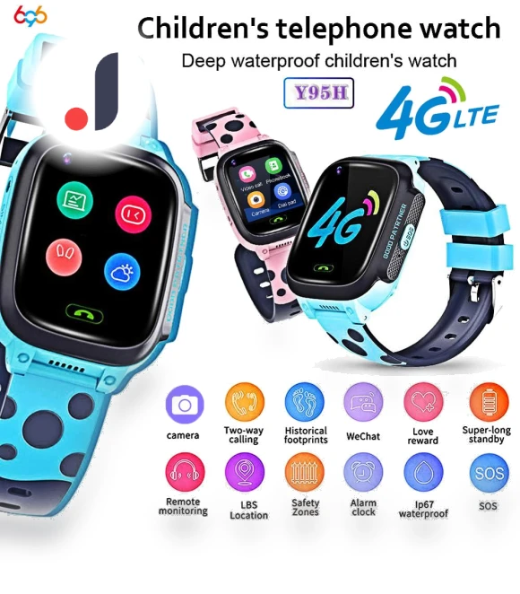 Kids Smartwatch Phone with GPS — Item Locators, Tiktop2