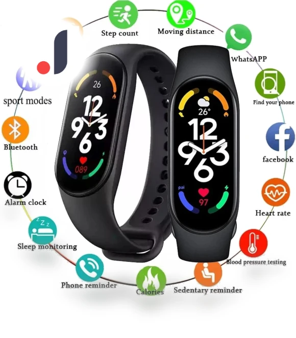 Smartband Heart Rate Smartwatch Fitness Tracker — Wearable Accessories, Tiktop2