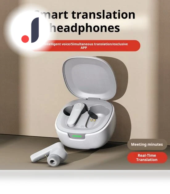 Wireless Headphones with Two-Way Voice Translator — Headsets, yixiubaoo